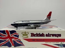 Inflight200 British Airways Boeing 737-200 G-BKYA Metal Red Tail AK011