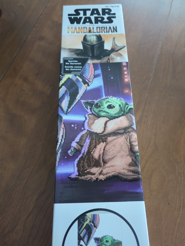 Star Wars Mandalorian Grogu Diamond Art Nib