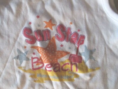 Shirt Sun Star Beach Where Castles Happen size 3T  NWT