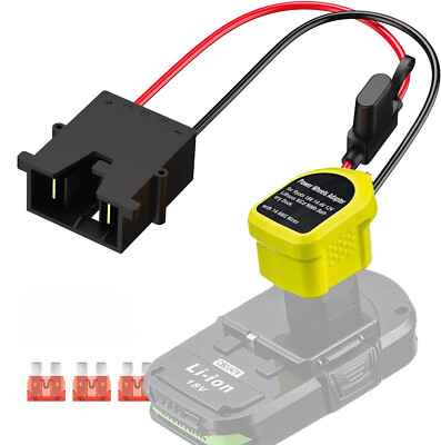#ad For Power Wheel Adapter for Ryobi 18V with 40A Fuse Wire Connector For Ride on $16.99