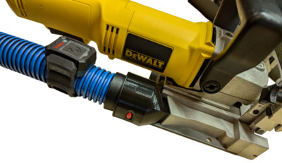 Absaugadapter passend für Dewalt DW682 + DCW682NT Flachdübelfräse auf C35