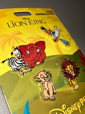 Disney Parks Pins Lion King 4 Pin Set Booster Pack - NEW | eBay