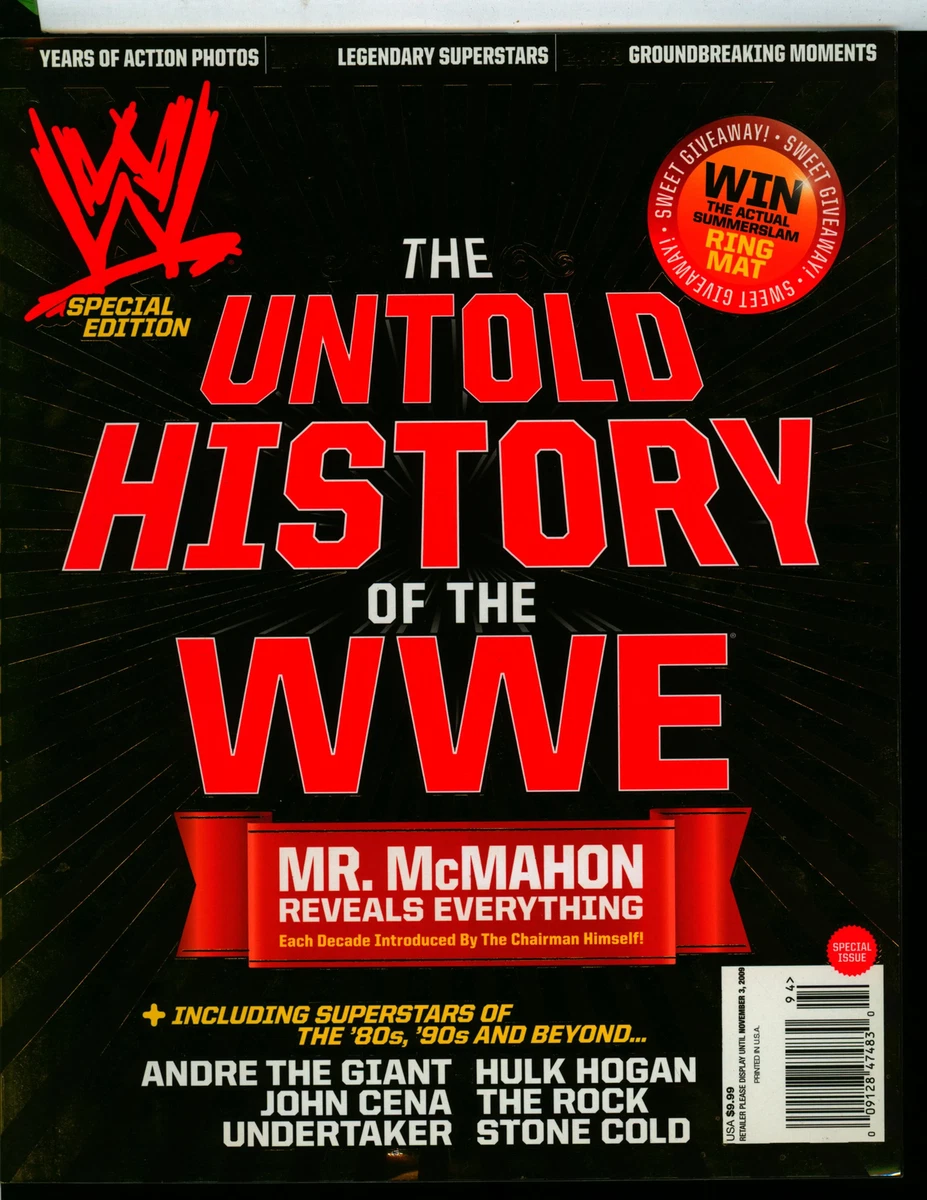WWE Magazine 2009 Untold History of the WWE | eBay