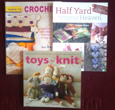 Konvolut 3 Bastelbücher, Half Yard Heaven etc top