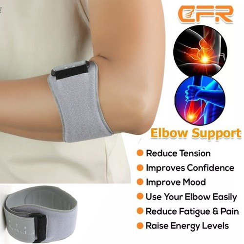 Tennis Elbow Brace Support Arthritis Tendonitis Golfer Arm Joint Pain Pad Straps - Picture 5 of 15
