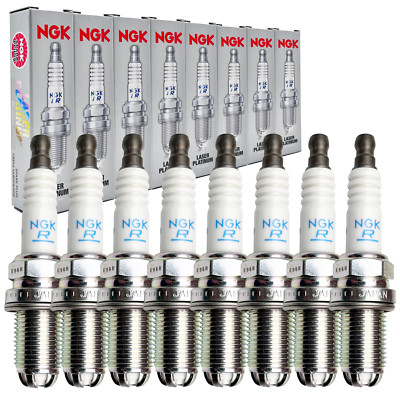 8x NGK 3199 Zündkerzen BKR6EQUP Für BMW E38 E39 E52 E53 E65 E66 E67 Audi A6 MINI