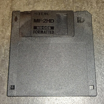 TDK MF-2HD Diskette MS-DOS *NEU & UNBENUTZT* TOP