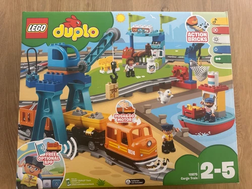 LEGO DUPLO 10875 Güterzug Geschenkidee für kleinen Baumeister Eisenbahn OVP NEU 