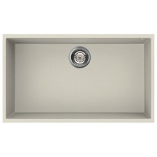 Lavello Elleci Incasso Sottotop Quadra 1 Vasca LGQ13062BSONA 76x44 Bianco Antico
