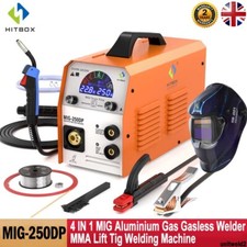 5IN1 MIG WELDER ALUMINIUM 250A GAS GASLESS TIG MMA WELDING MACHINE INVERTER 220V