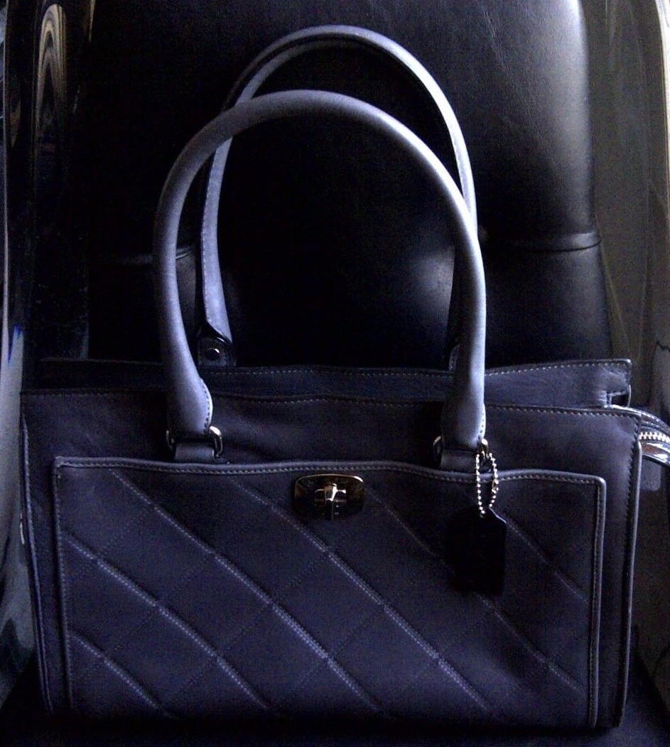 COACH LEGACY CHELSEA QUILTED LEATHER SATCHEL HANDBAG PURSE 25828