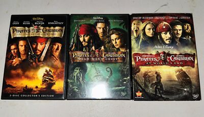 Pirates Of The Caribbean DVD 3 Movies