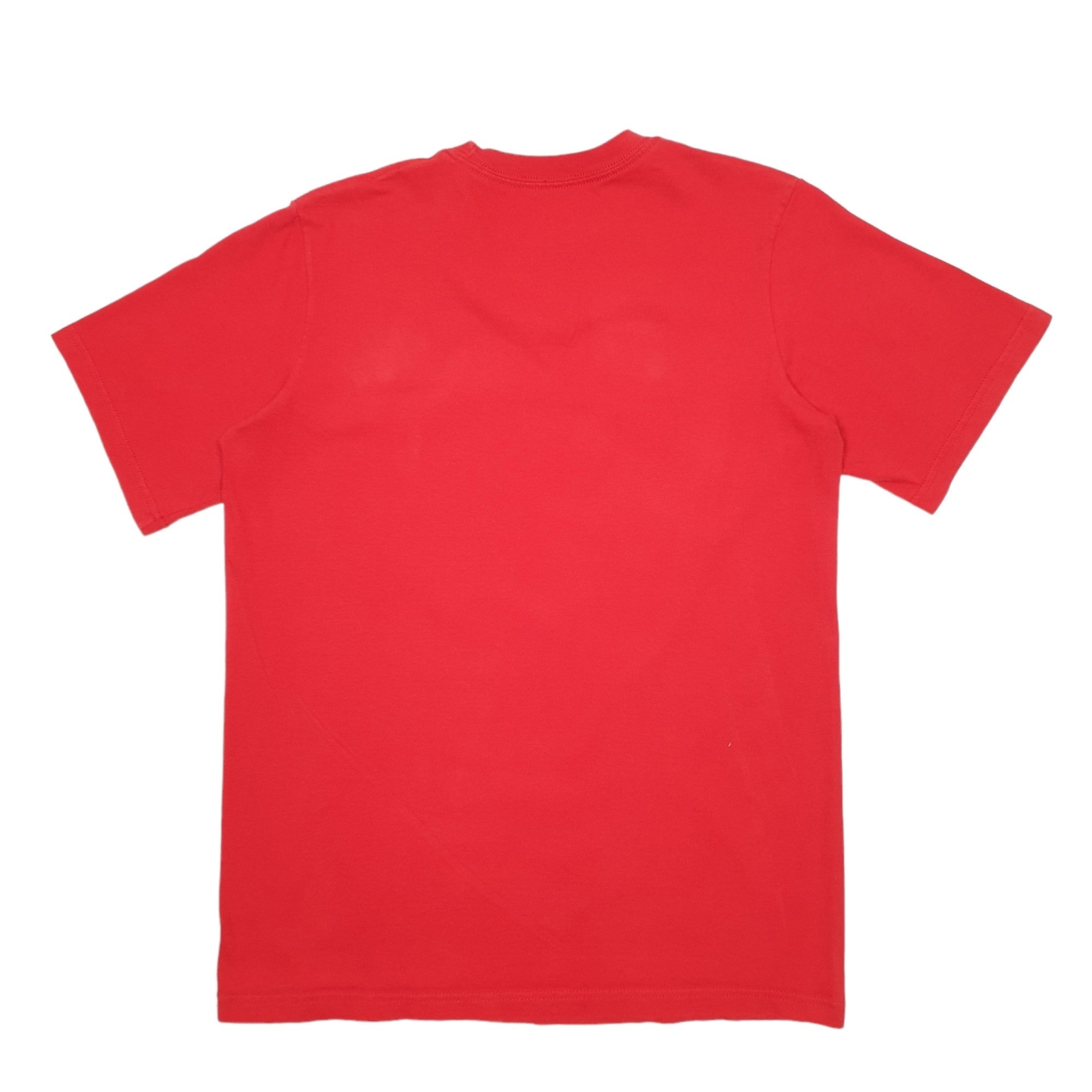 NIKE Red T Shirt Tee Spellout Short Sleeve Cotton Blend Mens S image 2
