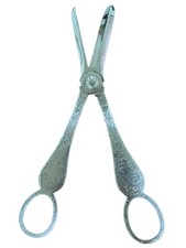 Antique Silver plated grape scissors - Art Nouveau, stamped WH S Crown excellent