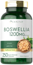 Boswellia Extract Capsules 1200mg | 250 Count | Boswellia Serrata Comple