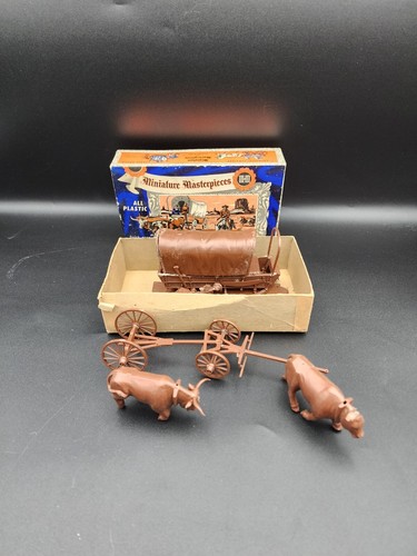 Covered Wagon Vintage Plastic Model Rare - Miniature Masterpieces - Picture 6 of 6