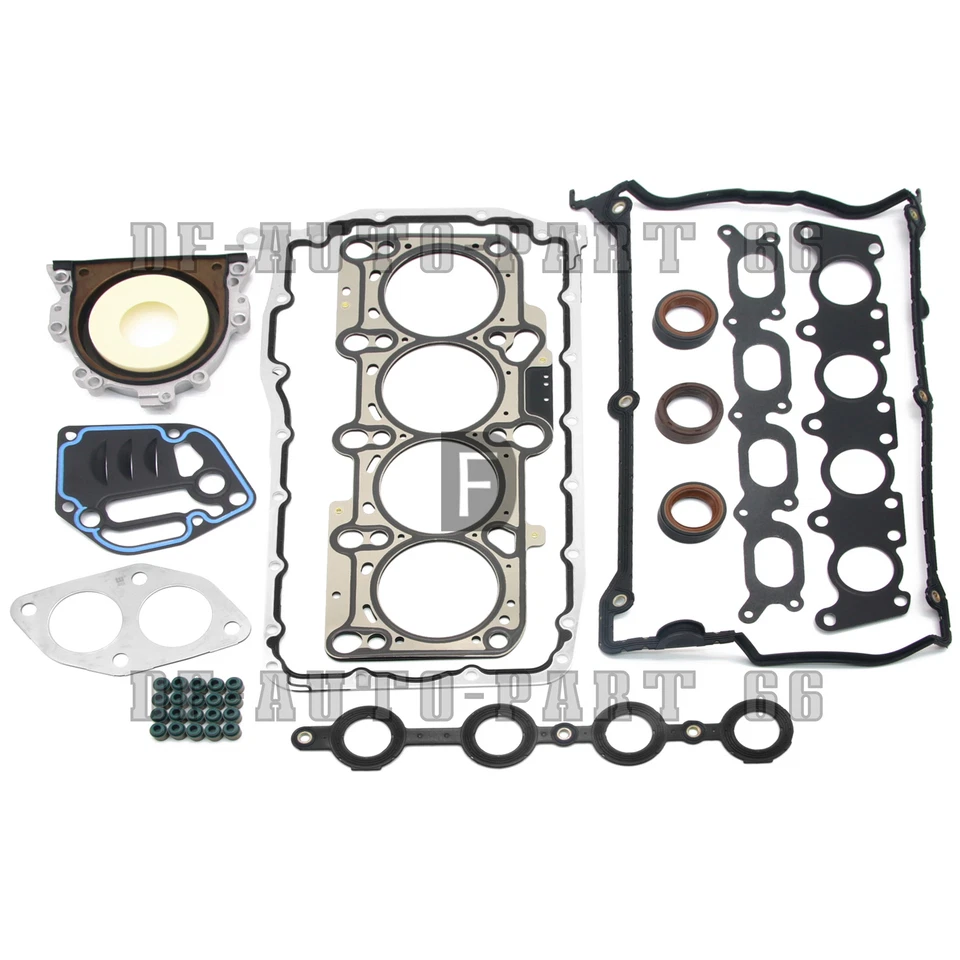 MAHLE Engine Cylinder Head Gasket Repair Kit For VW Jetta Passat Audi A4 1.8T - Imagem 2 de 4