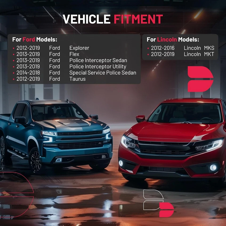 AC Heater Blower Motor w/ Fan Cage for Ford Explorer Flex Taurus Lincoln MKT MKS Foto 3 de 4