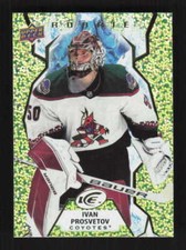 Ivan Prosvetov RC 2021 Upper Deck Ice  Green Arizona Coyotes #110