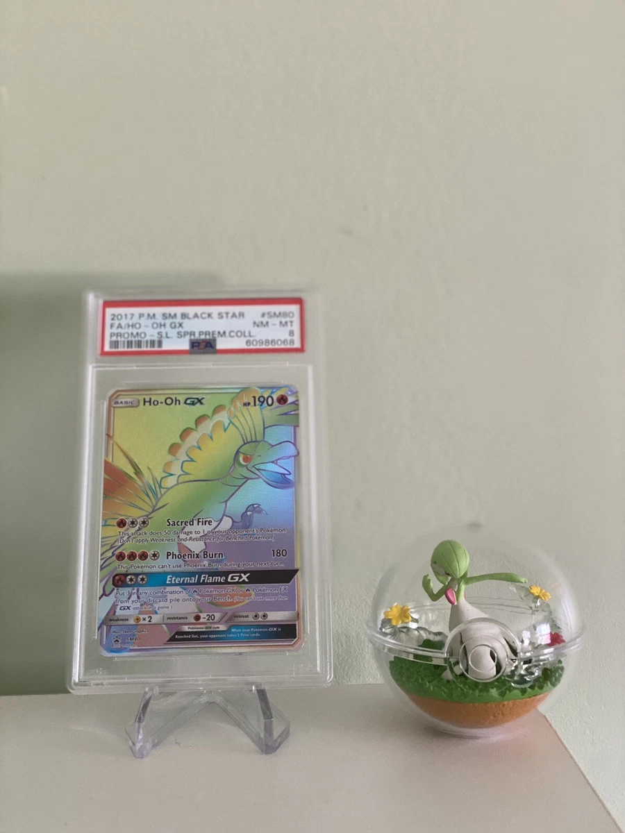 Pokemon TCG Ho-Oh GX SM80 Shining Legends Rainbow Rare Promo NM