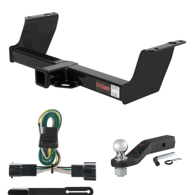 CURT Trailer Tow Package w/ 2 5/16" Ball Mount w/ 2" Drop for 86-92