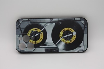 HANDYHÜLLE FÜR IPHONE 16 PRO MAX RETRO VINTAGE PLATTENSPIELER CASSETTE TAPE