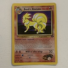 Wizards of the Coast Brock's Ninetales 3/132 Gym Challenge Holo Rare 2000 70HP on eBay