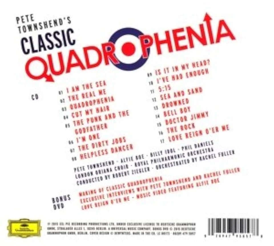 Pete Townshend - Classic Quadrophenia (CD & DVD 2015) Foto 2 de 2
