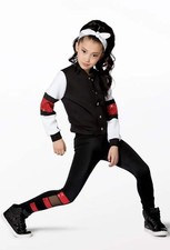 Dance Costume Large Child Red Weissman 11631 Hip Hop Jazz Tap Clogging Jacket