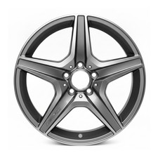 Mercedes C63 Amg 12 13 14 15 85059 Oem Wheel Rim 18 X 8 Cnc Medium Silver Front Mercedes C63 Amg 12 13 14 15 85059 Oem Wheel Rim 18 X 8 Cnc Medium Silver Front