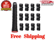 12 Pack Tennis Racket Grip Tape, Precut anti Slip Tennis Grip Tape, Absorbent