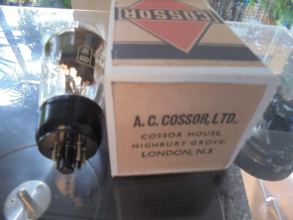 GEC COSSOR GZ37 CV378 NOS BRITISH VINTAGE ONE NEW OLD STOCK RECTIFIER VALVE TUBE - Image 3 of 4