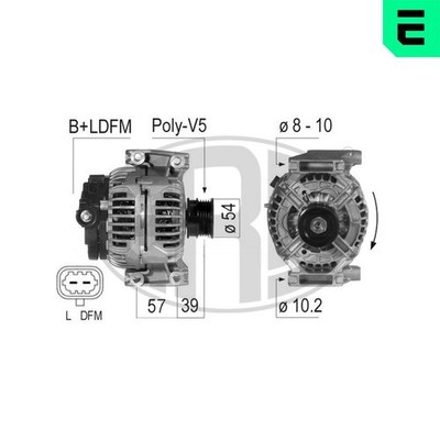 ERA Lichtmaschine Generator Lima 210724A für VECTRA CC OPEL Z02 Z03 E01 SIGNUM
