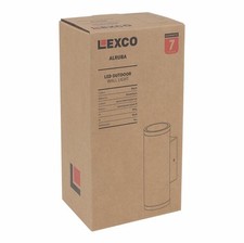 Lexco Alruba Outdoor LED Wall Light Black 23W 3500lm