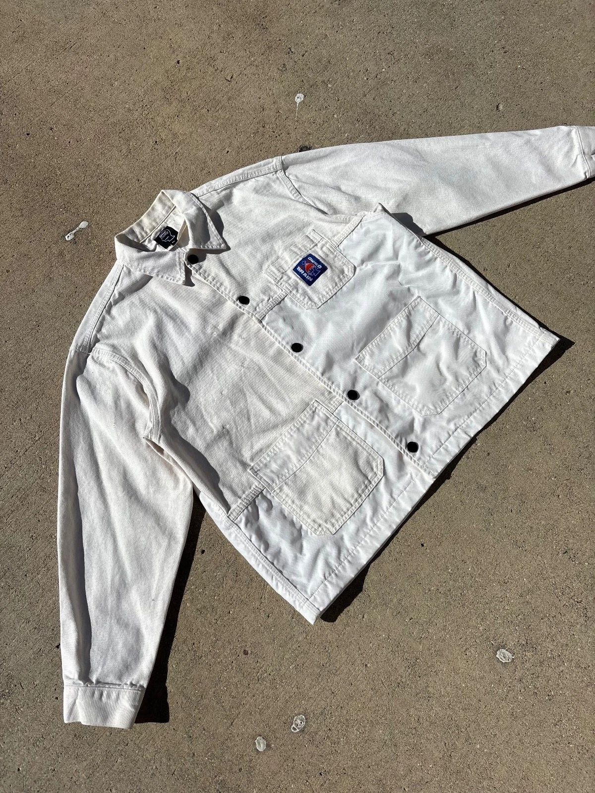 Brain Dead 2019 Paneled Chore Jacket M w/ Original Pins - product detail image 4