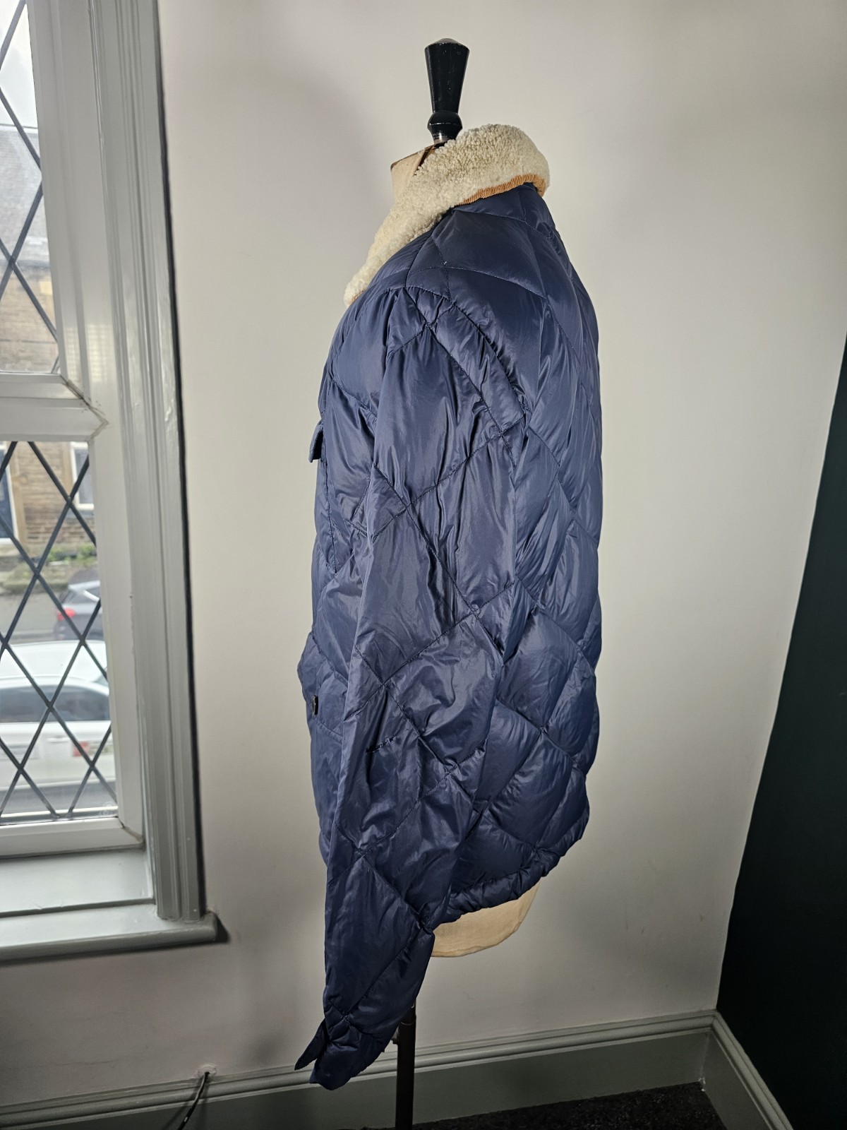 Peak Performance Down Jacket Men's Large Blue Fra… - image 9