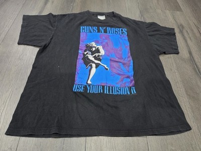 Vintage 1991 Guns N Roses Shirt Use Your Illusion World Tour
