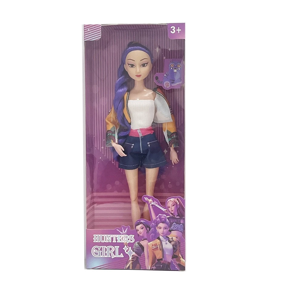 3PCS Cosplay Kpop Demon Hunters Dolls Moveable Joint Collectible Figure Toy Gift - Image 4 of 4