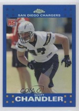 2007 Topps Chrome Blue Refractor Scott Chandler #TC220 0a7