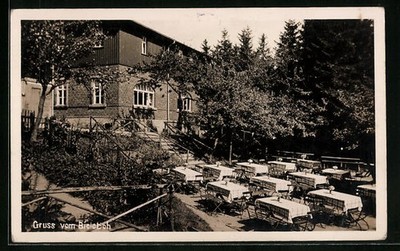 Ansichtskarte Beiersdorf, Gasthaus Bieleboh 1936 