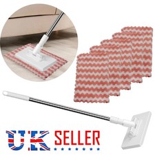 Flat Mop 360 Rotation Locking Head Long Handle Dust Broom Mops for Floor