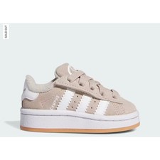 Adidas Unisex Kids Campus 00s Comfort Lace Up Sneakers Shoes Beige Size 5K