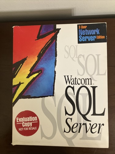 Watcom SQL Server Evaluation Copy