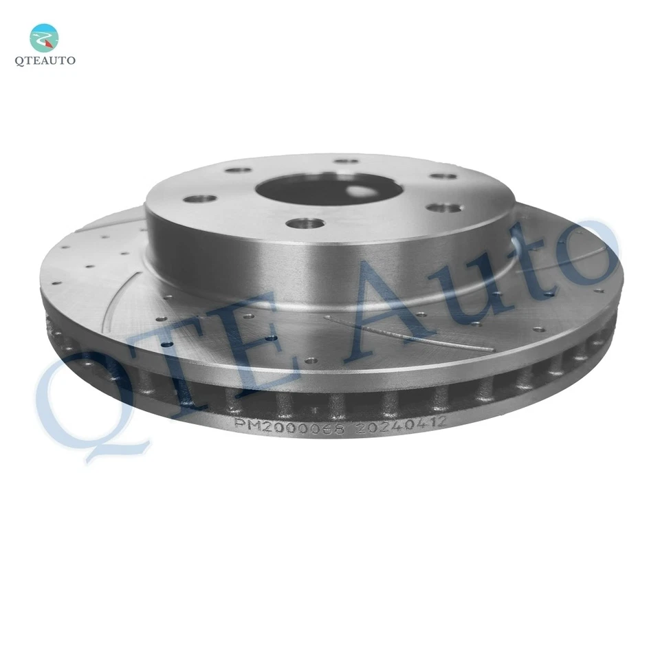 Rotores de freno ranurados perforados de 305 mm, 330 mm para Chevrolet Silverado 1500 2001-2006 Foto 4 de 4