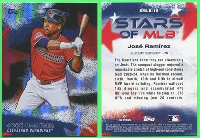 2026 Topps - Stars of MLB - #SMLB-18 Jose Ramirez - Cleveland Guardians