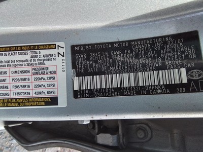 Wheel 16x6-1/2 Steel Fits 03-08 VIBE 1656714