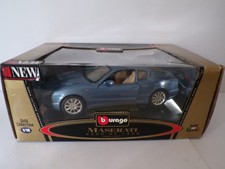 BURAGO 3371 MASERATI 3200 GT 1998 BLUE MINT BOXED 1:18