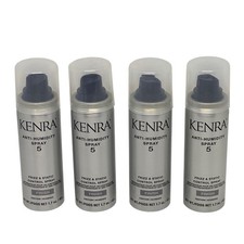 Kenra Anti-Humidity Spray 5 Women 1.7oz Silver 4pk Frizz Static Control Finish