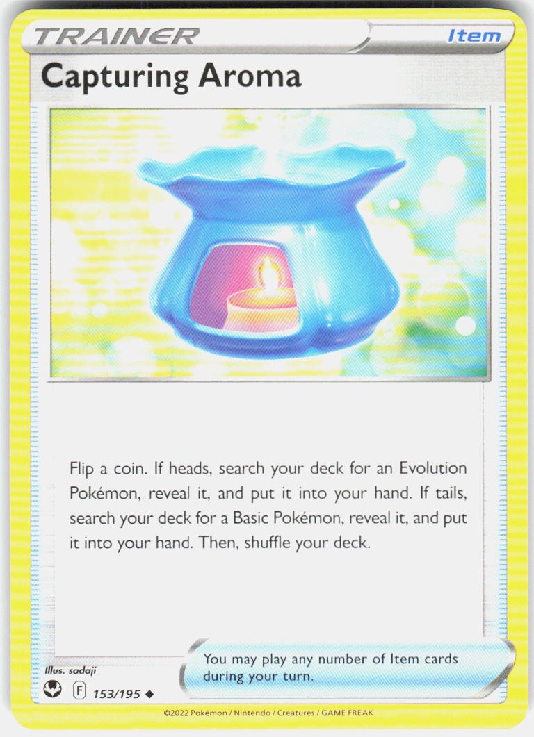 Capturing Aroma 153/195 SWSH12: Silver Tempest Pokemon