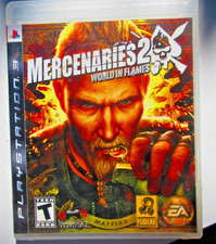 PLAYSTATION 3 PS 3 MERCENARIES 2 WORLD IN FLAMES USED
